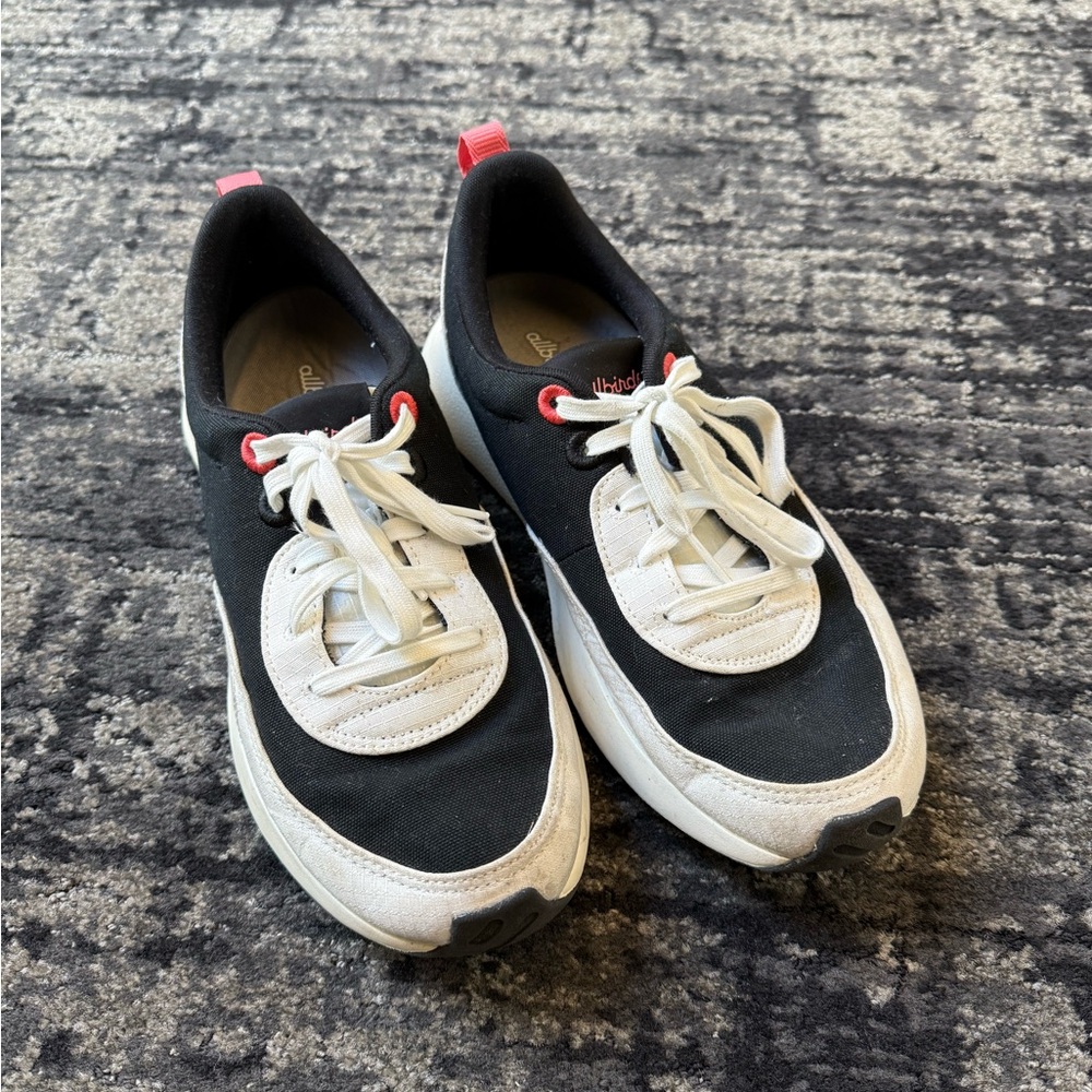 Allbirds Black and light Gray canvas Sneakers - great condition size 9